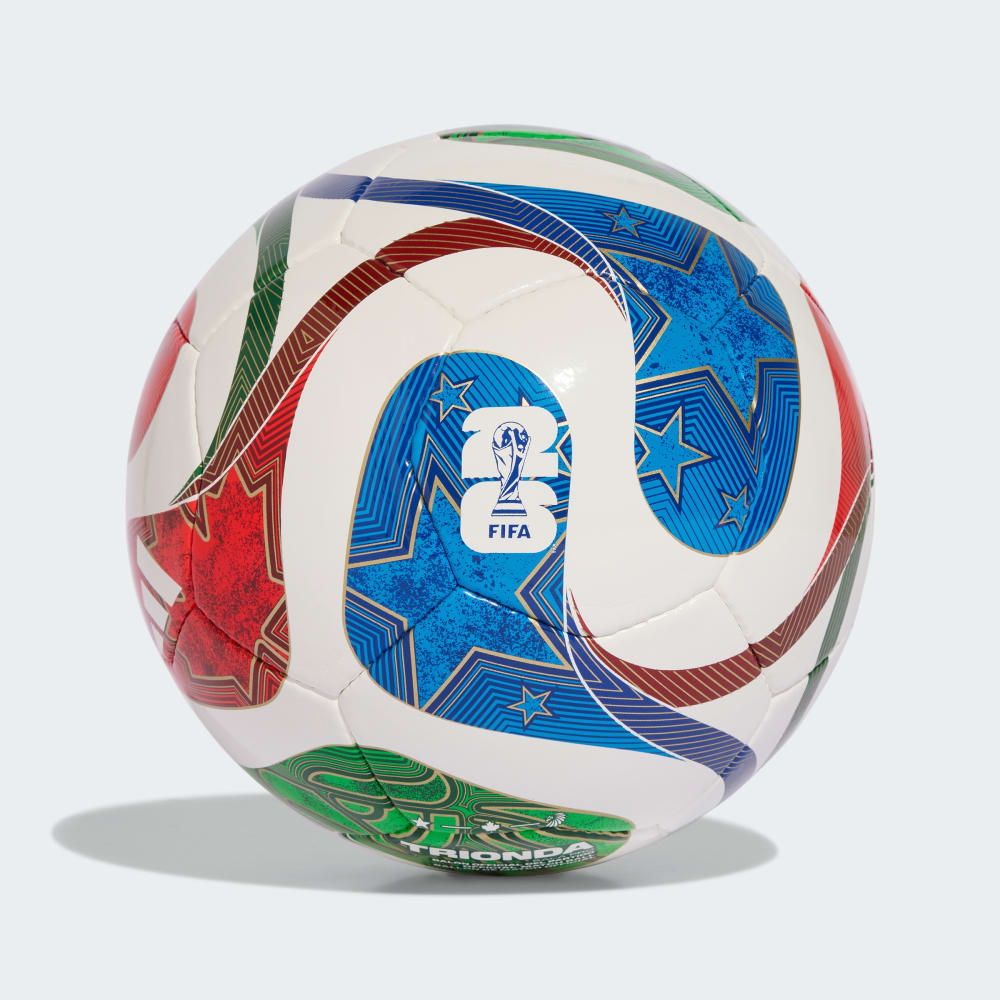 adidas FIFA Fussball-Weltmeisterschaft 26™ Trionda Pro Futsal-Ball - Weiß - Blau