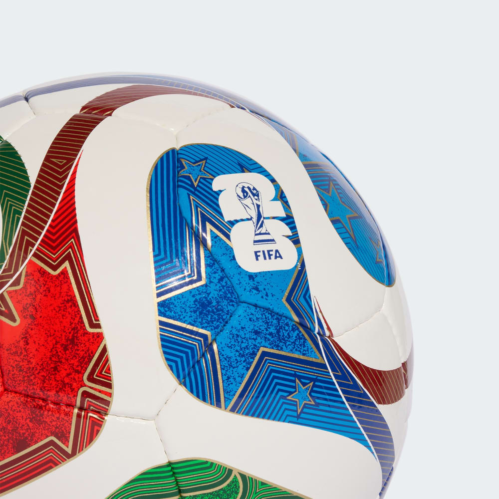 adidas FIFA Fussball-Weltmeisterschaft 26™ Trionda Pro Futsal-Ball - Weiß - Blau