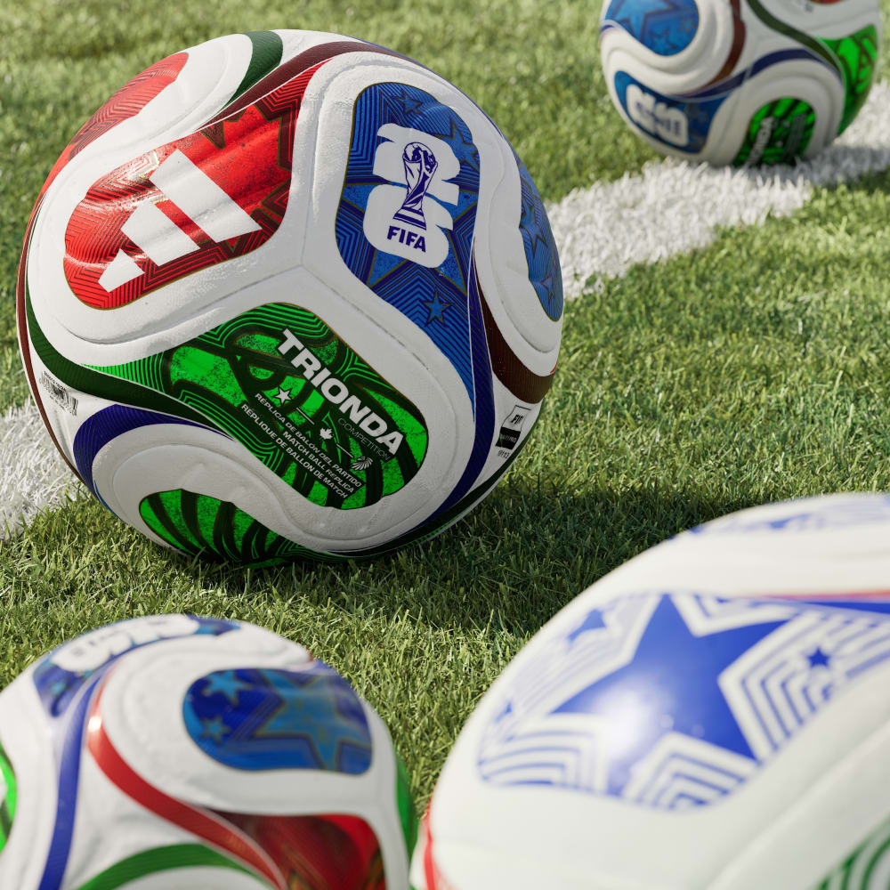 adidas FIFA Fussball-Weltmeisterschaft 26™ Trionda Spielball - Weiß - Blau
