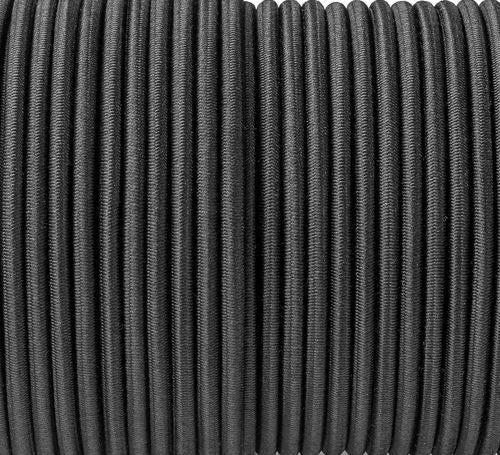 Gummikordel (ø 5 mm) - Farbe: Schwarz