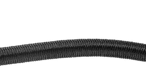 Gummikordel (ø 5 mm) - Farbe: Schwarz