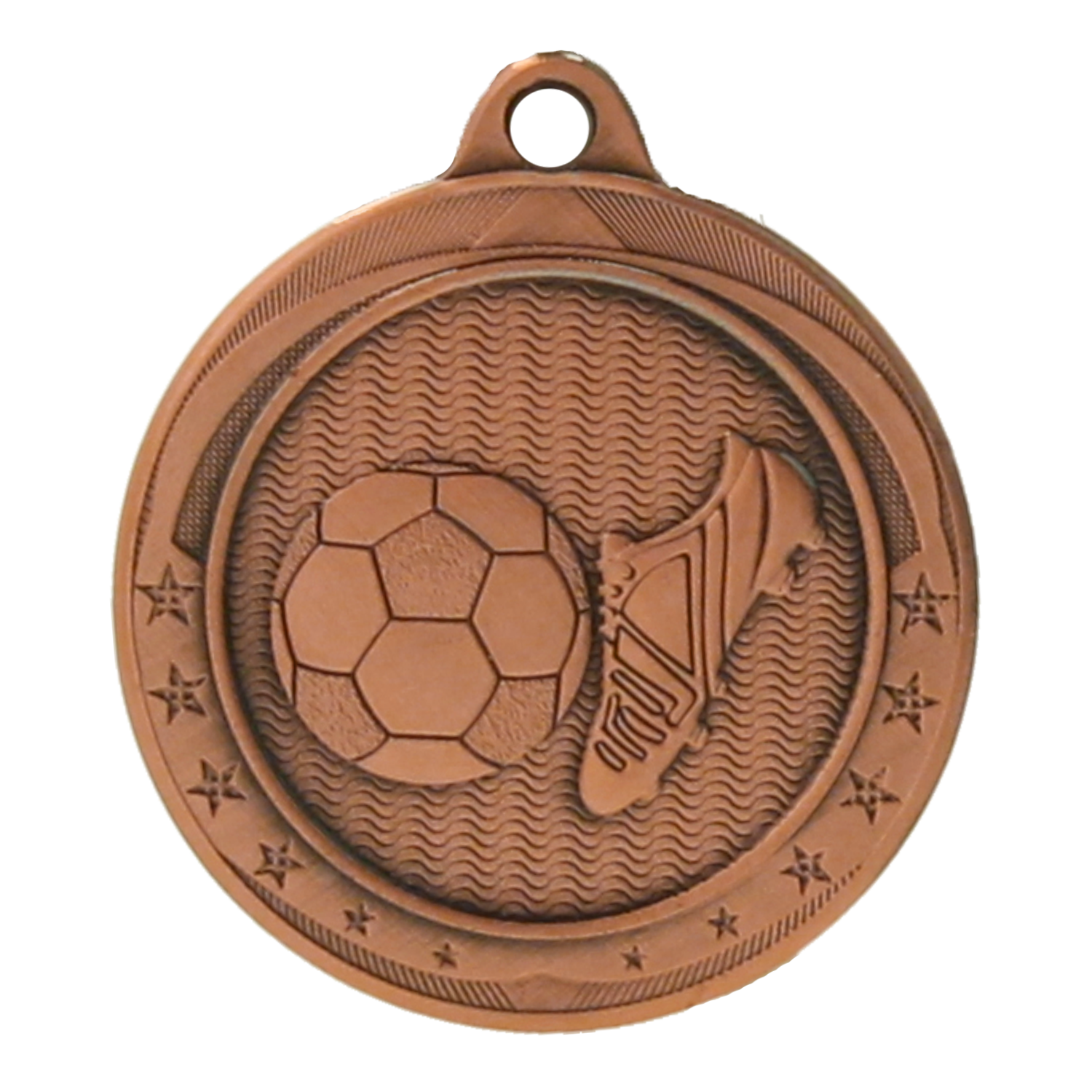 MEDAL 655 IMPRESS SOCCER BALL/SHOE IRON 40MM