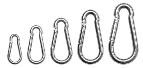 Karabinerhaken (Metall) - 5 Größen