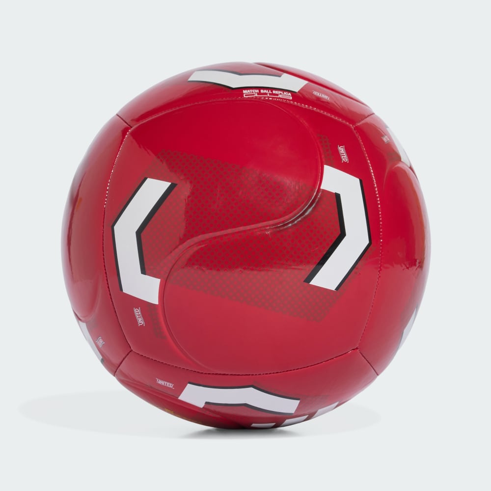 adidas Manchester United Home Club Ball - Rot - Weiß
