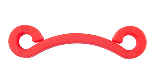Netzclip "Typ B" für Tornetze - Farbe: Rot