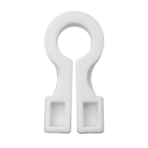 Netzhalter "Omega" für Tornetze - Farbe: Weiß