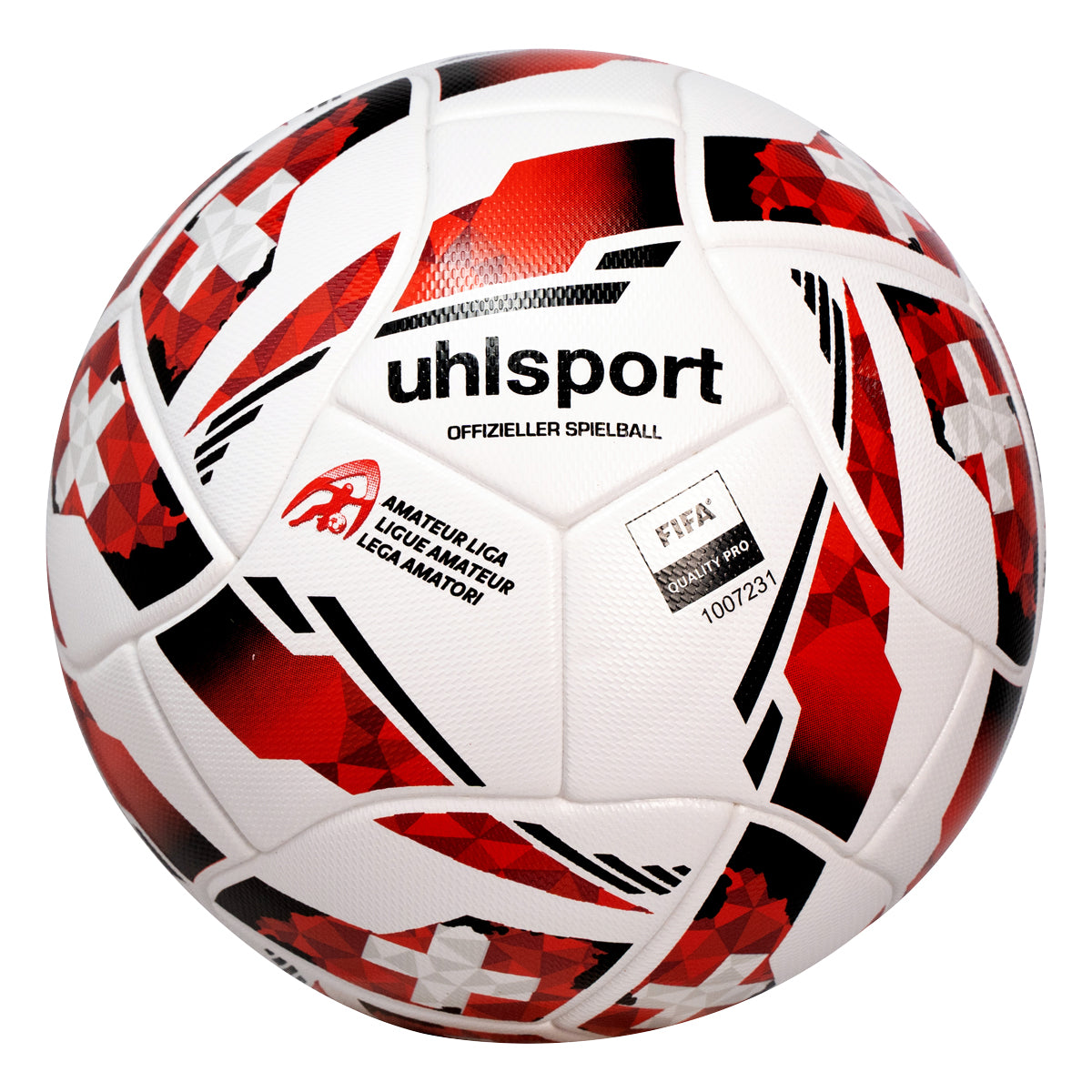 uhlsport Schweiz Offizieller Spielball 2.L - Weiß - Rot
