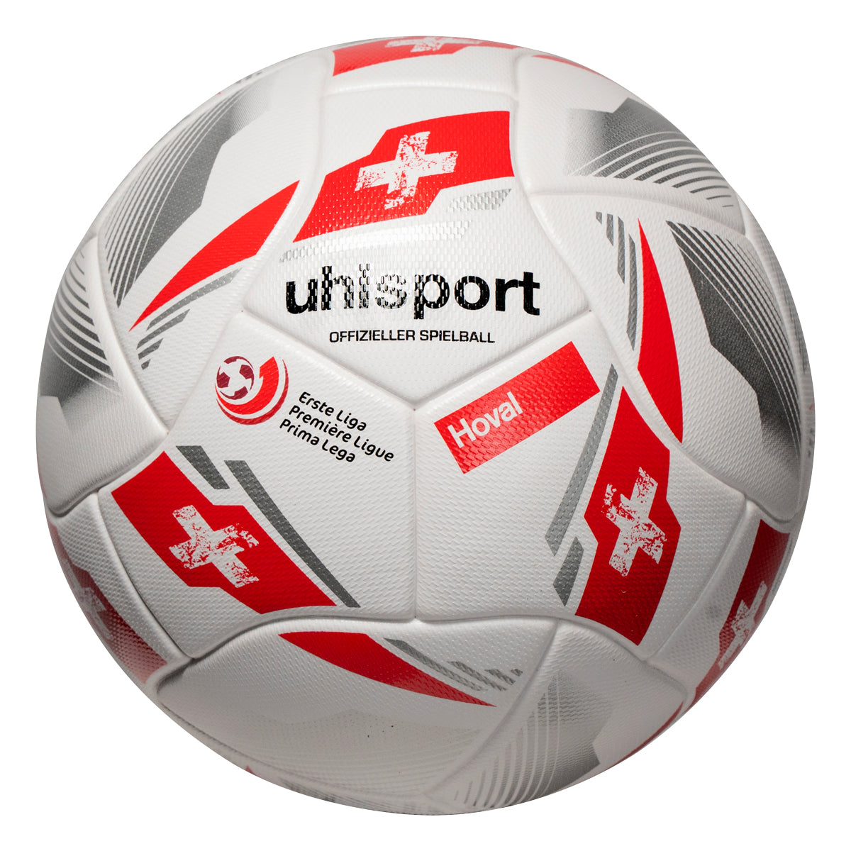 uhlsport Schweiz Offizieller Spielball SL - Weiß - Rot