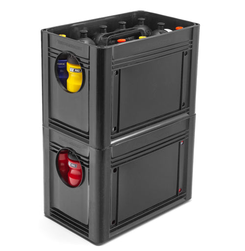 T-PRO BottleCarrier (6 Farben) - Kiste für Trinkflaschen (stapelbar)