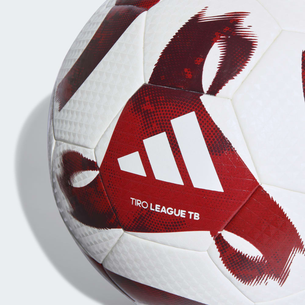 adidas Tiro League Thermally Bonded Ball - Weiß - Rot