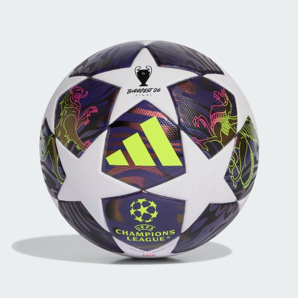 adidas UEFA Champions League Final League J290 Ball - Lila - Weiß