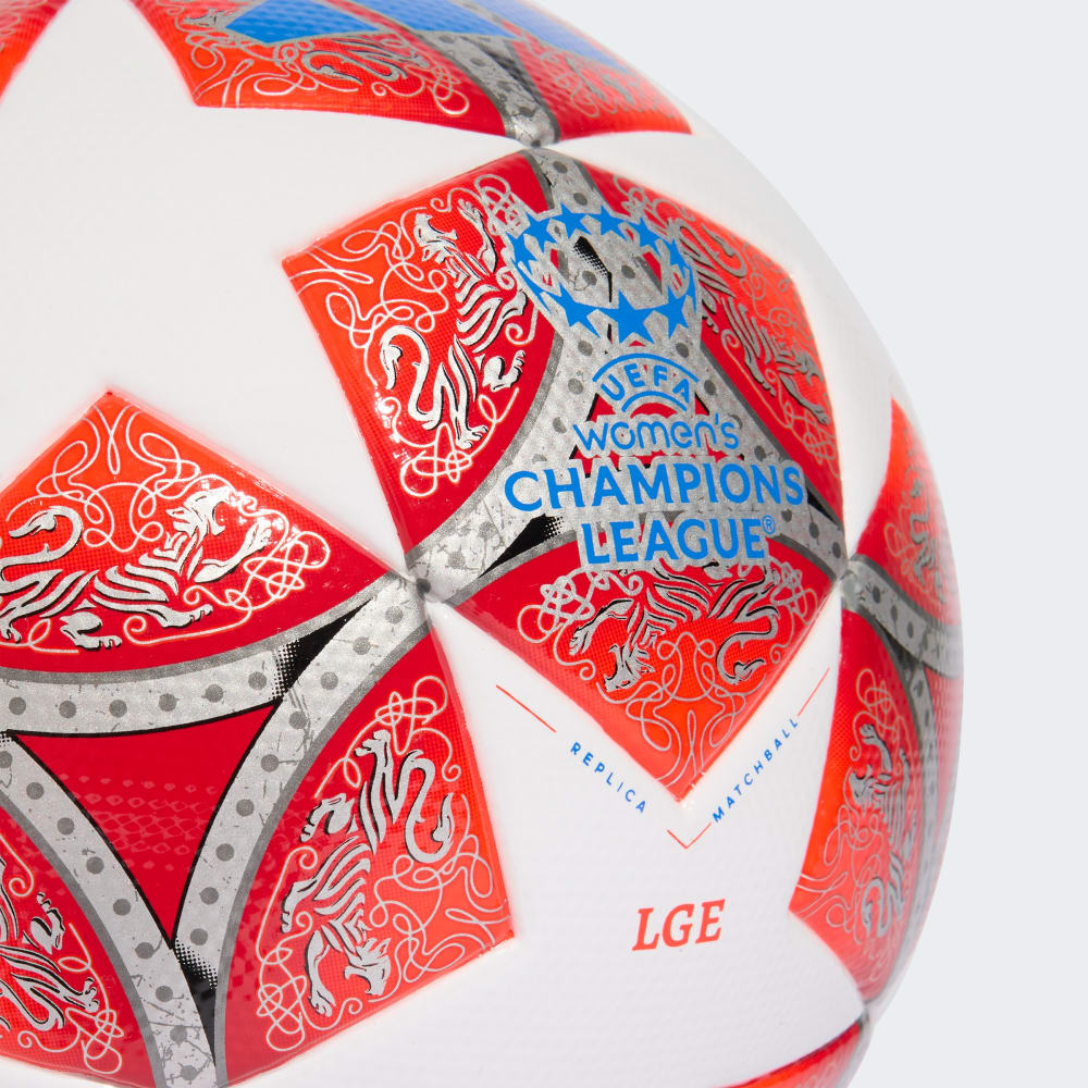 adidas UEFA WOMENS CHAMPIONS LEAGUE LEAGUE BALL - Weiß - Rot