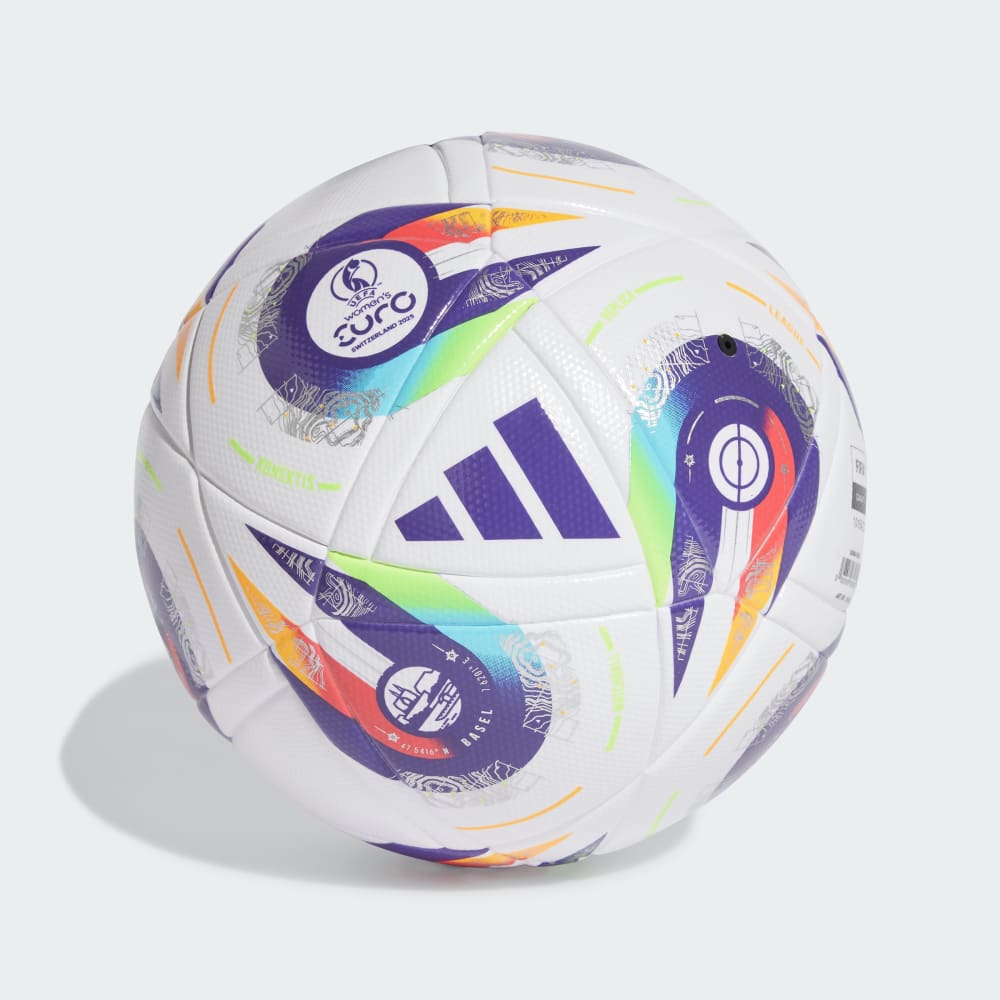 adidas Women's Euro25 LGE Ball - Weiß - Bunt