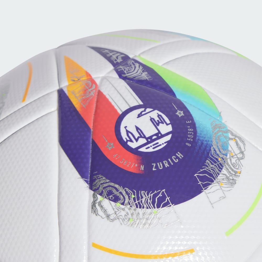 adidas Women's Euro25 LGE Ball - Weiß - Bunt