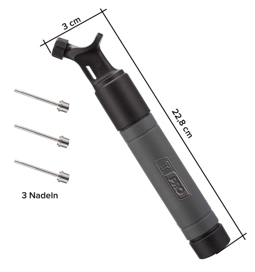 T-PRO Ballpumpe (Mini) - inkl. 3 Ventilnadeln