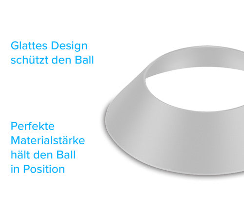 5er Set - Ballständer (Ballhalter) - Farbe Transparent