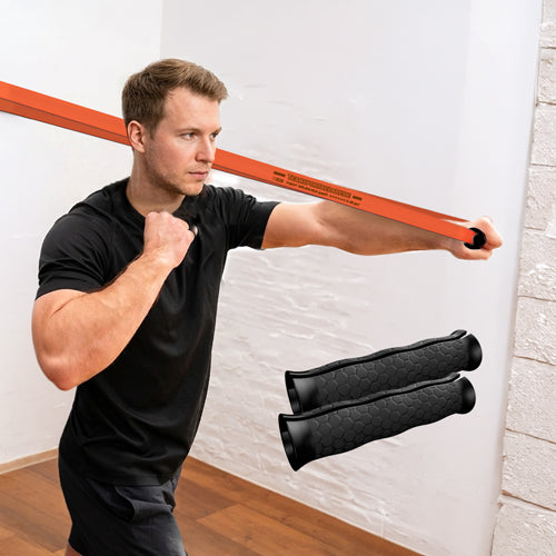 2er Set Griffe - für Fitnessbänder - Farbe: Schwarz