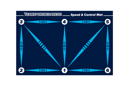 Fußball Speed & Control Mat - Maße: 60x90 cm