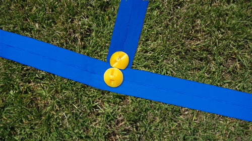 T-PRO Spielfeldmarkierung Flex (5 cm, blau) - Länge: 100 m