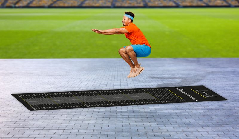 T-PRO Weitsprungmatte - Sprungweite: bis 350 cm