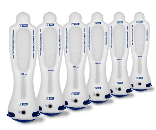 6er Set T-PRO Trainingsdummy TEAMI ACADEMY (185 cm) - aufblasbar