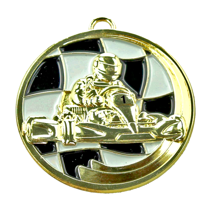 MEDAL KART ZAMAC 50MM