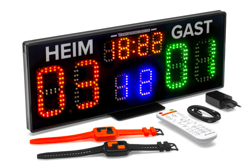 LED Anzeigetafel (Multisport) - 48x18 cm