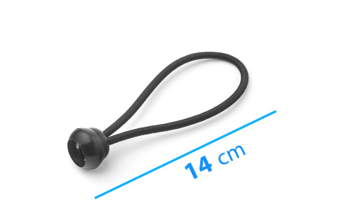 Spanngummi mit Kugel - Länge: 14 cm