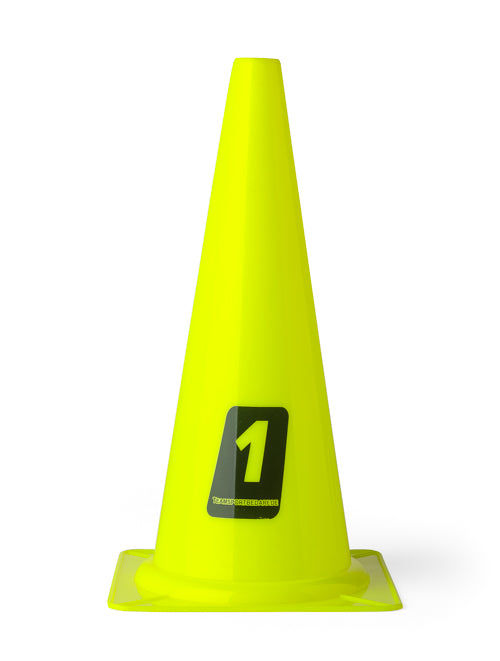 8er Set Pylonen mit Nummern (1-8) - 2 Farben