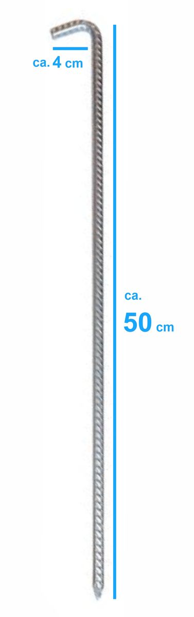 Erdnagel XL (Metall) - ø 10 mm, Länge: 50 cm