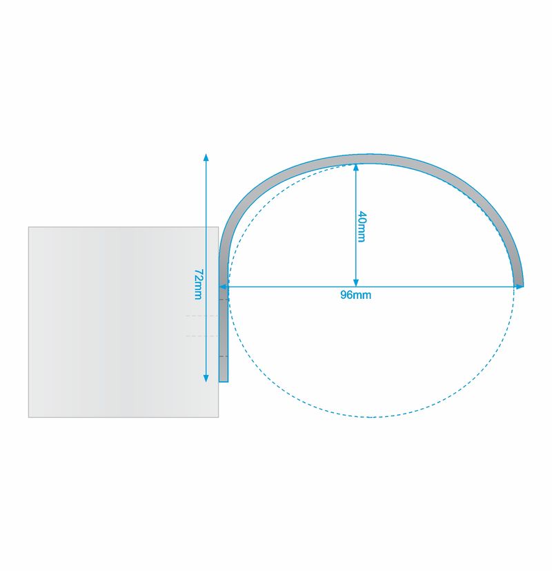 Kleinfeldtor-Adapter (Paar) - für Kippschutz (universal)