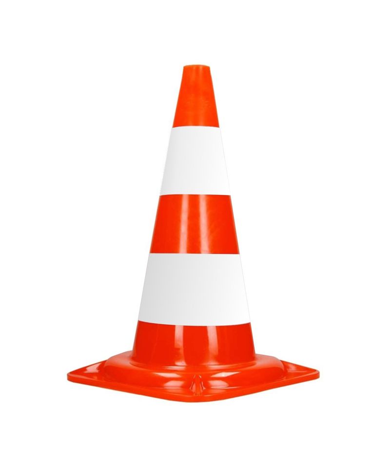 10er Set Verkehrskegel (Warnkegel) - Höhe: 52 cm