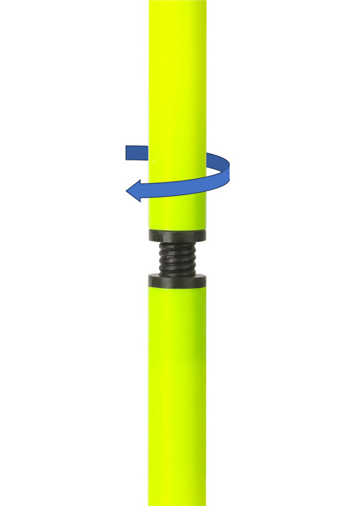 Slalomstange FLEX 160 cm (Ø 32 mm, 5 Farben) 2-teilig - einzeln