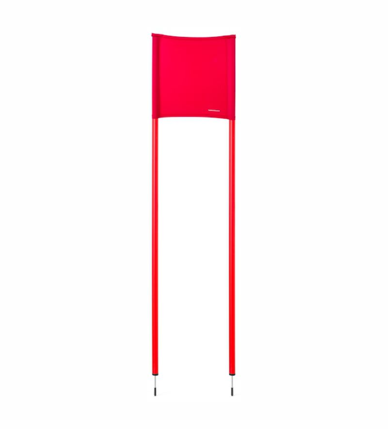 Slalomstangen-Tuch - Farbe: Rot