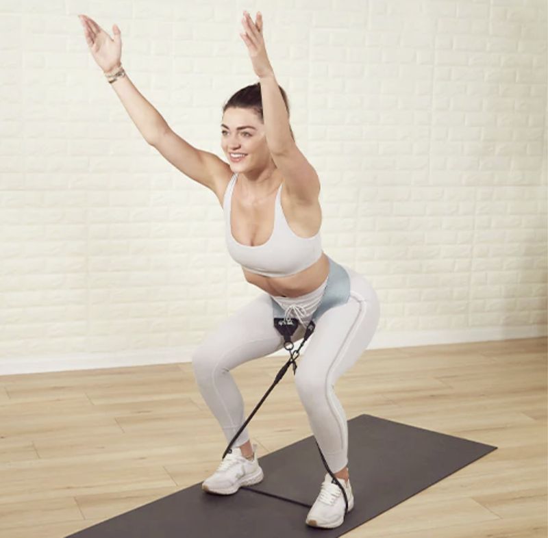 Squat Trainer (Widerstandsband) - 2 Stärken