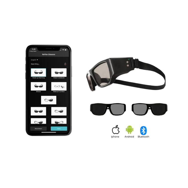 T-PRO Strobobrille - Farbe: Schwarz