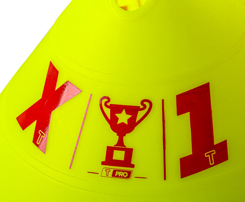 T-PRO Connect - Jumbo Hütchen - Neongelb (X-Pokal-1)