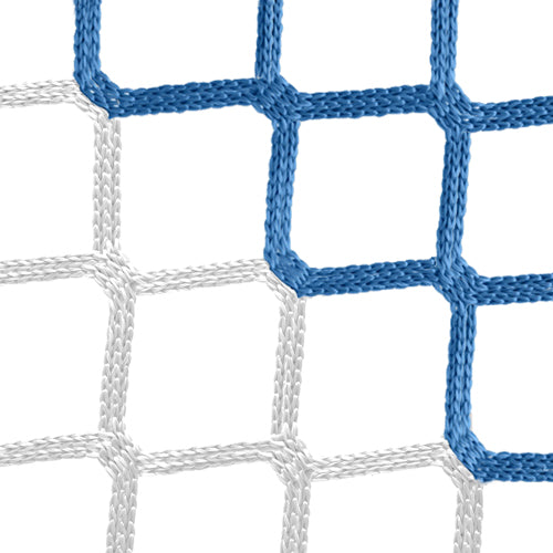 Tornetz (blau-weiß) - 5 x 2 m, 6 mm PP, 80/150 cm (robuste Bolzplatz-Ausführung)