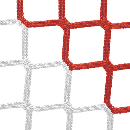 Tornetz (rot-weiß) - 5 x 2 m, 6 mm PP, 80/150 cm (robuste Bolzplatz-Ausführung)