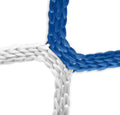 Tornetz (blau-weiß) - 5 x 2 m, 6 mm PP, 80/150 cm (robuste Bolzplatz-Ausführung)