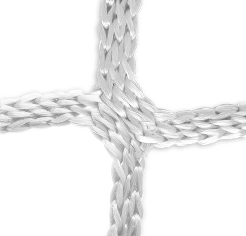 Tornetz (weiß) - 5 x 2 m, 6 mm PP, 80/150 cm (robuste Bolzplatz-Ausführung)