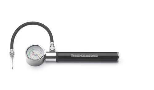 Aluminium Mini-Ballpumpe - mit Luftdruckprüfer