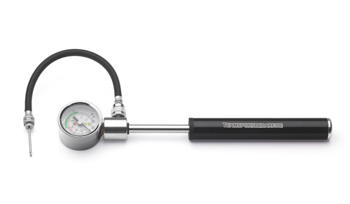 Aluminium Mini-Ballpumpe - mit Luftdruckprüfer